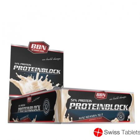 Best Body Protein Block Macadamia Nuss 15x 90g buy online