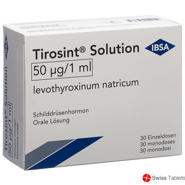 Tirosint Solution 50mcg 30 Ampullen 1ml buy online