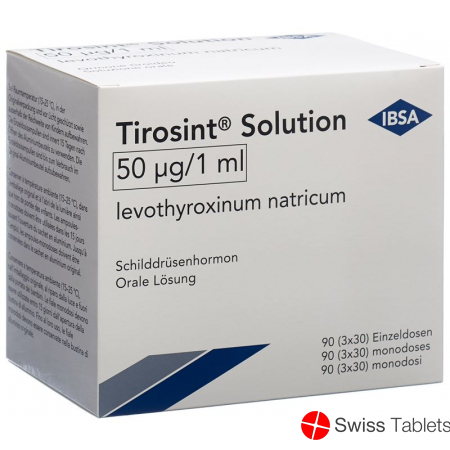 Tirosint Solution 50mcg 90 Ampullen 1ml buy online