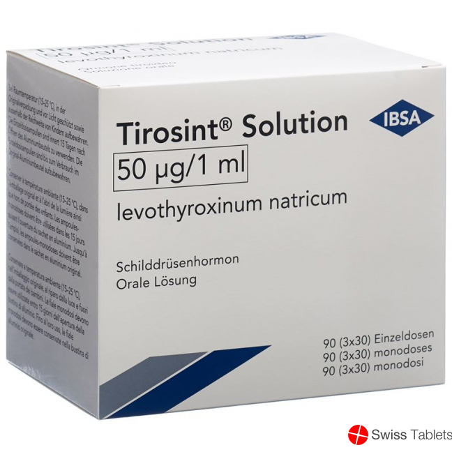 Tirosint Solution 50mcg 90 Ampullen 1ml buy online