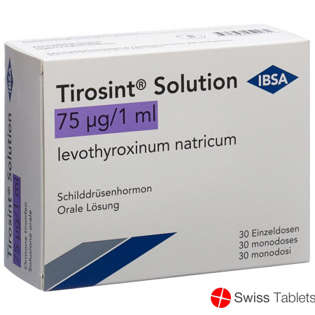 Tirosint Solution 75mcg 30 Ampullen 1ml buy online
