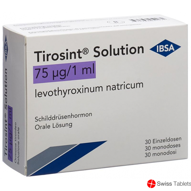 Tirosint Solution 75mcg 30 Ampullen 1ml buy online
