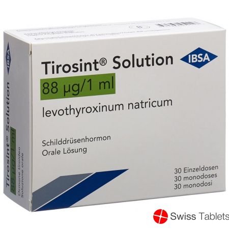 Tirosint Solution 88mcg 30 Ampullen 1ml buy online