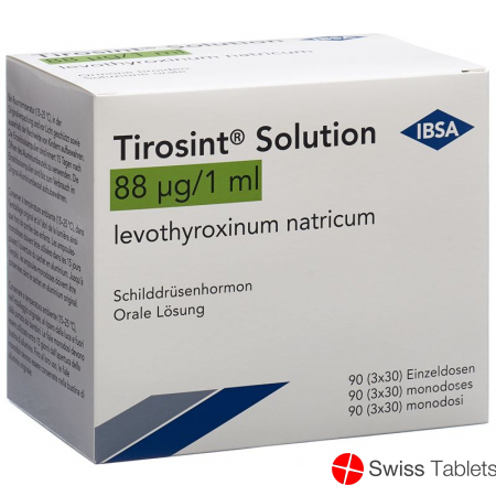 Tirosint Solution 88mcg 90 Ampullen 1ml buy online