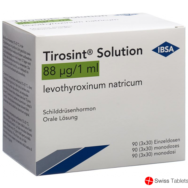 Tirosint Solution 88mcg 90 Ampullen 1ml buy online