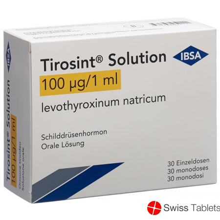 Tirosint Solution 100mcg 30 Ampullen 1ml buy online