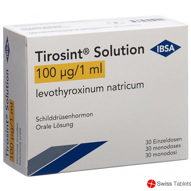 Tirosint Solution 100mcg 30 Ampullen 1ml buy online