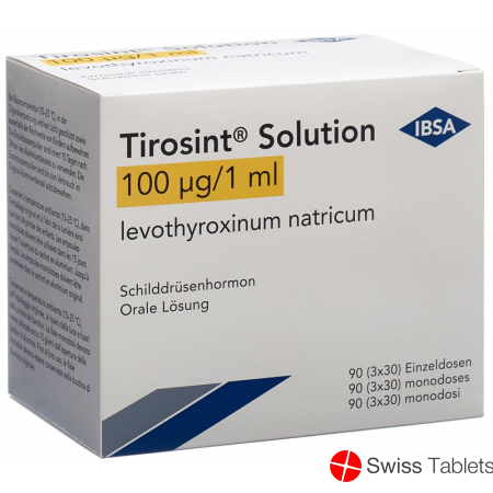 Tirosint Solution 100mcg 90 Ampullen 1ml buy online