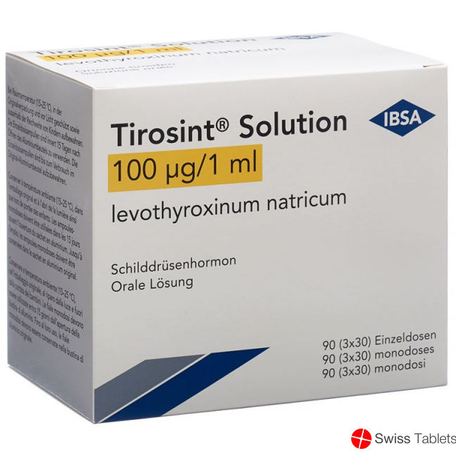Tirosint Solution 100mcg 90 Ampullen 1ml buy online