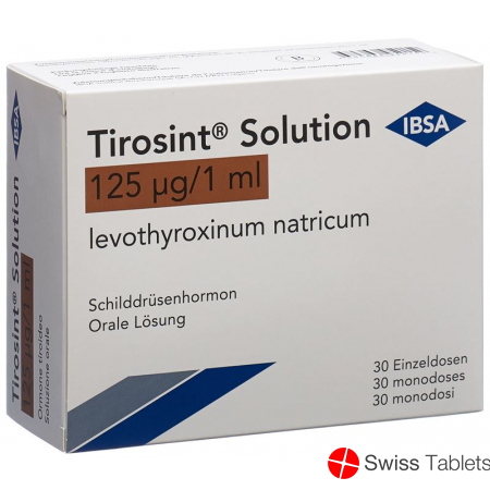 Tirosint Solution 125mcg 30 Ampullen 1ml buy online