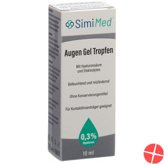 Simimed Augen Gel Tropfen 0.3% Hyaluron 10ml