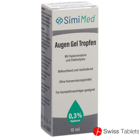 Simimed Augen Gel Tropfen 0.3% Hyaluron 10ml buy online