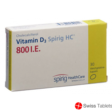 Vitamin D3 Spirig HC Kapseln 800 Ie 30 Stück buy online