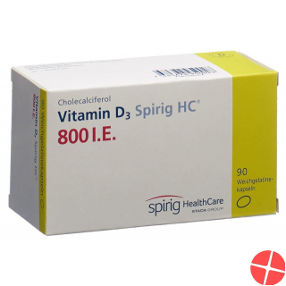 Vitamin D3 Spirig HC Kapseln 800 Ie 90 Stück