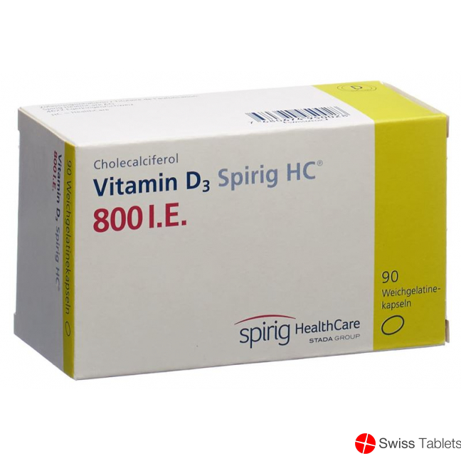 Vitamin D3 Spirig HC Kapseln 800 Ie 90 Stück buy online