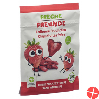 Freche Freunde Fruchtchips Erdbeere 12g