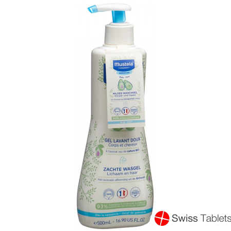 Mustela Mildes Waschgel Normale Haut Dispenser 500ml buy online