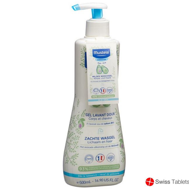 Mustela Mildes Waschgel Normale Haut Dispenser 500ml buy online