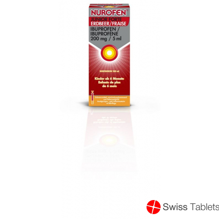 Nurofen Junior Forte Suspension 200mg/5ml Erdb 100ml buy online