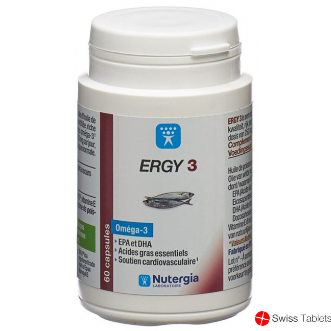 Nutergia Ergy 3 Kapseln Dose 60 Stück buy online
