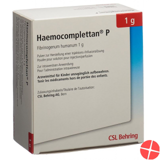 Haemocomplettan P Trockensubstanz 1g i.v. Flasche