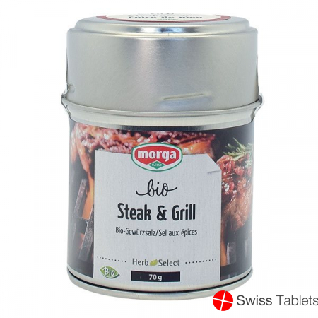 Morga Gewürz Steak & Grill Bio Dose 70g buy online