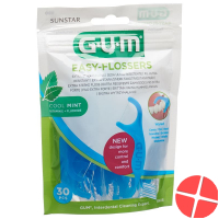 Gum Easy Flossers Zahnseidesticks 30 Stück