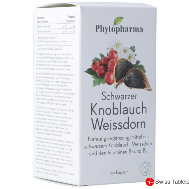 Phytopharma Schwarz Knoblauch Weissdo Kapseln 100 Stück buy online