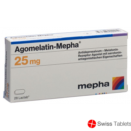 Agomelatin Mepha Lactab 25mg 28 Stück buy online
