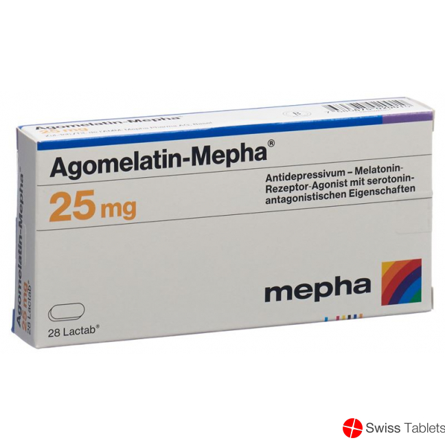 Agomelatin Mepha Lactab 25mg 28 Stück buy online