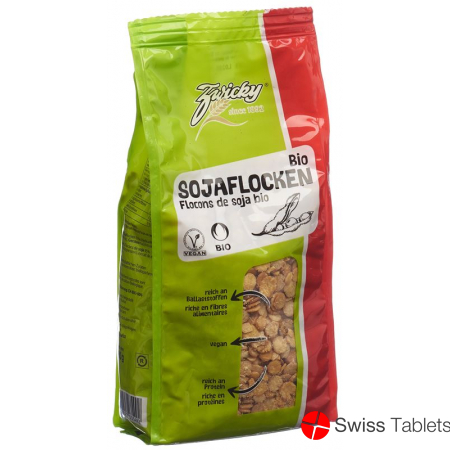 Zwicky Bio Sojaflocken Knospe Beutel 500g buy online