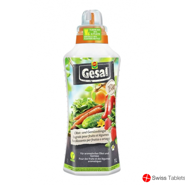 Gesal Obst- und Gemüsedünger Bio Flasche 1L buy online