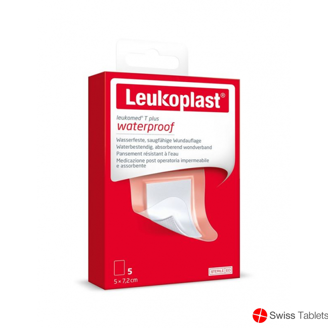 Leukoplast Leukomed T+ 7.2x5cm Sterile 5 pieces buy online