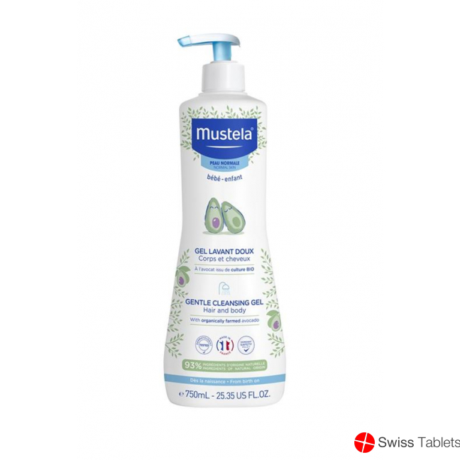 Mustela Mildes Waschgel Normale Haut Flasche 750ml buy online