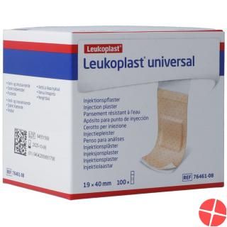 Leukoplast Universal Injection plaster 19x40mm 100 pieces