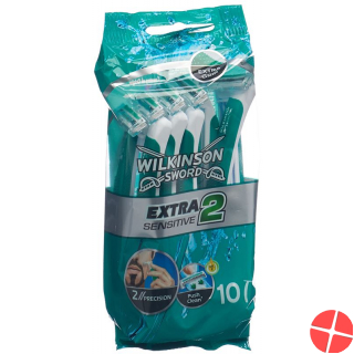 Wilkinson Extra II Sensitive Einwegras Her 10 Stück
