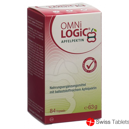 Omni-logic Apfelpektin Kapseln Dose 84 Stück buy online