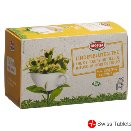 Morga Lindenblüten Tee mit Hülle Bio 20 Stück buy online