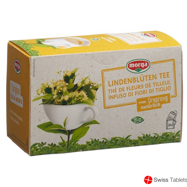 Morga Lindenblüten Tee mit Hülle Bio 20 Stück buy online