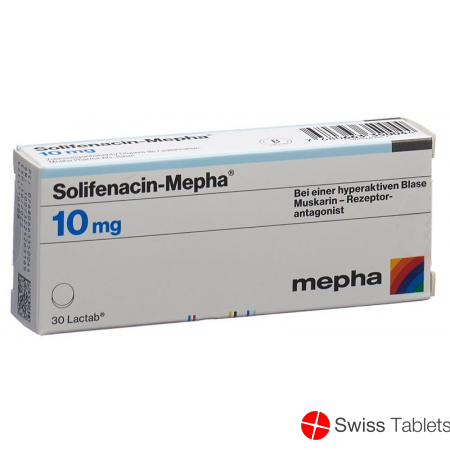 Solifenacin Mepha Lactab 10mg 30 Stück buy online