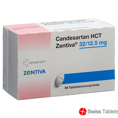 Candesartan HCT Helvepharm tbl 32 / 12.5mg 98 pcs