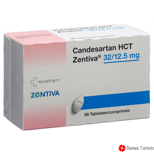 Candesartan HCT Helvepharm tbl 32 / 12.5mg 98 pcs