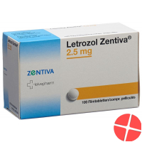 Letrozol Zentiva 2.5 mg 100 tablets Letrozol Zentiva 2.5 mg 100 tablets