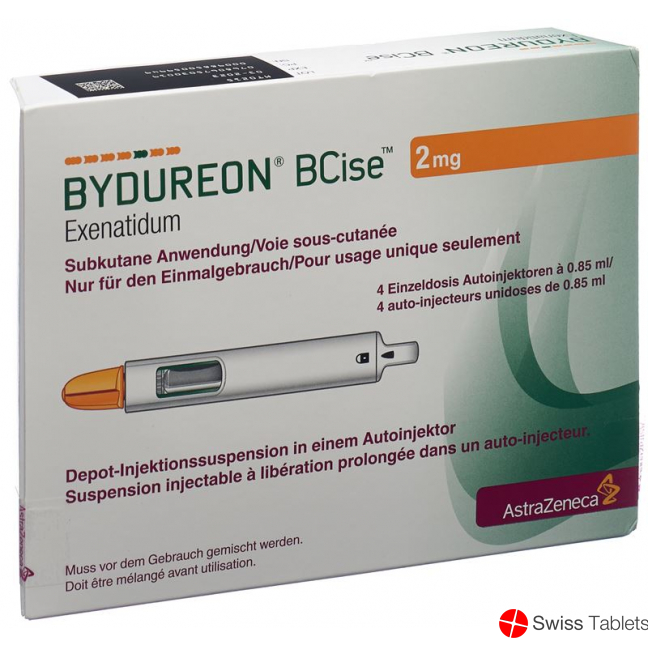 Bydureon Bcise Depot 2mg Autoinjektor 4 Stück buy online