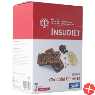 Insudiet Knusperriegel Schokolade Getreide 10 Stück