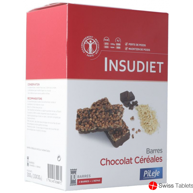 Insudiet Knusperriegel Schokolade Getreide 10 Stück buy online
