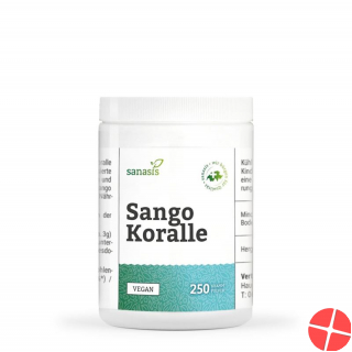 Sanasis Sango Koralle Pulver Vegan Dose 250g