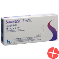 Saxenda Injektionslösung 6mg/ml 3 Fertpen 3ml