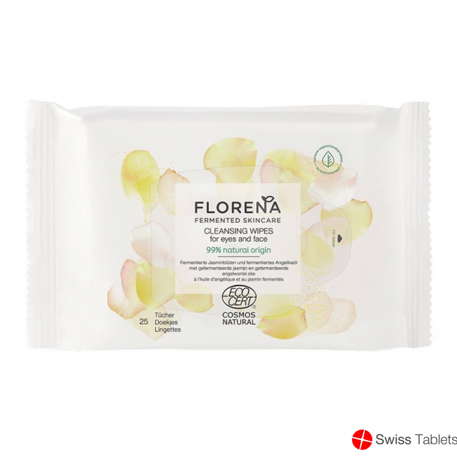 Florena Fermented Skincare Cleansing Wipes 25 Stück buy online