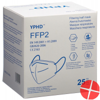 Yphd Respirator FFP2 25 pieces Yphd Respirator FFP2 25 pieces